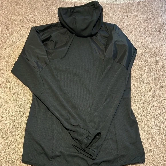 TECHROCK ULTRALIGHT 1/2-ZIP HOODED FLEECE JACKETSIZE M
